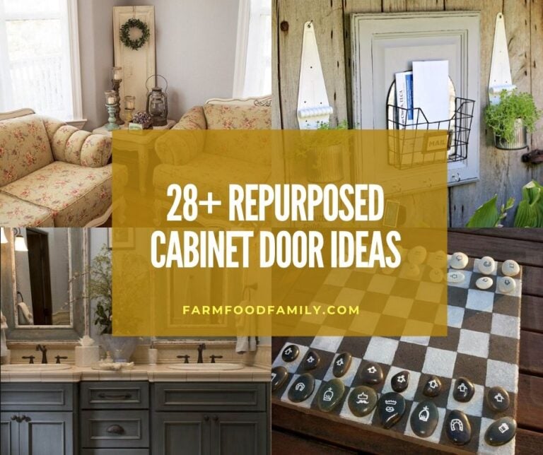 28+ Awesome Repurposed Cabinet Door Ideas