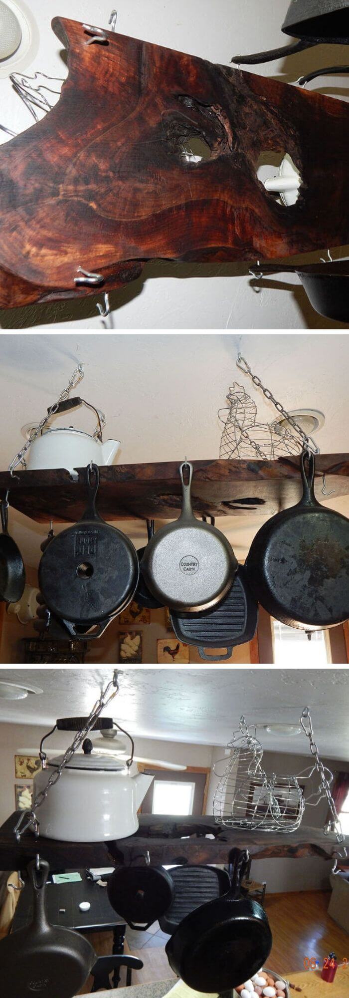 Kitchen Pot Rack