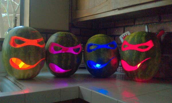 Use of Ninja Turtle Watermelon-o-Lanterns