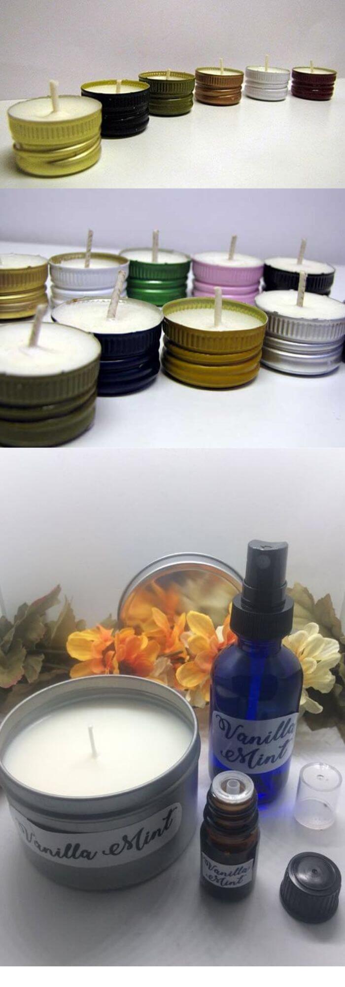 Twist off Wine Caps for Candles