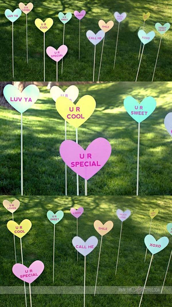 Valentine Heart Attack Lawn Signs