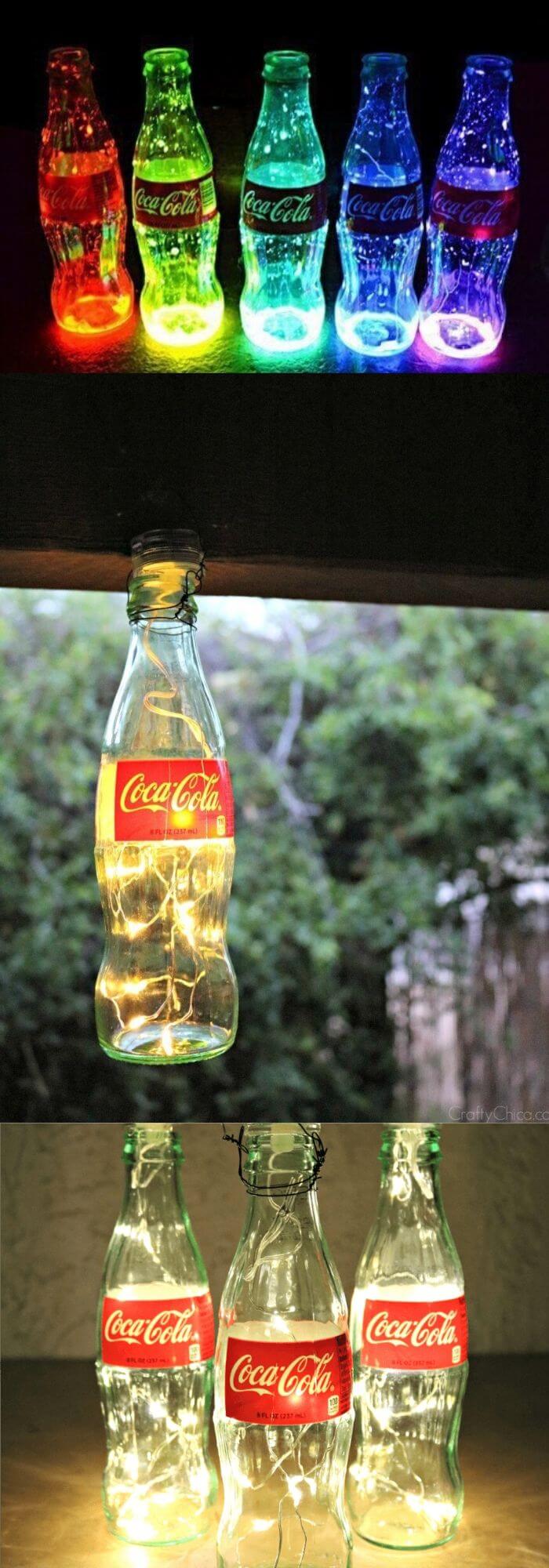 Coke Bottle Luminarias