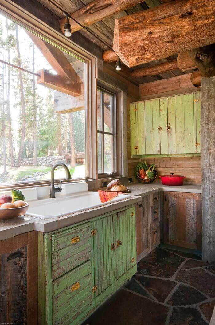 4 rustic kitchen cabinet ideas