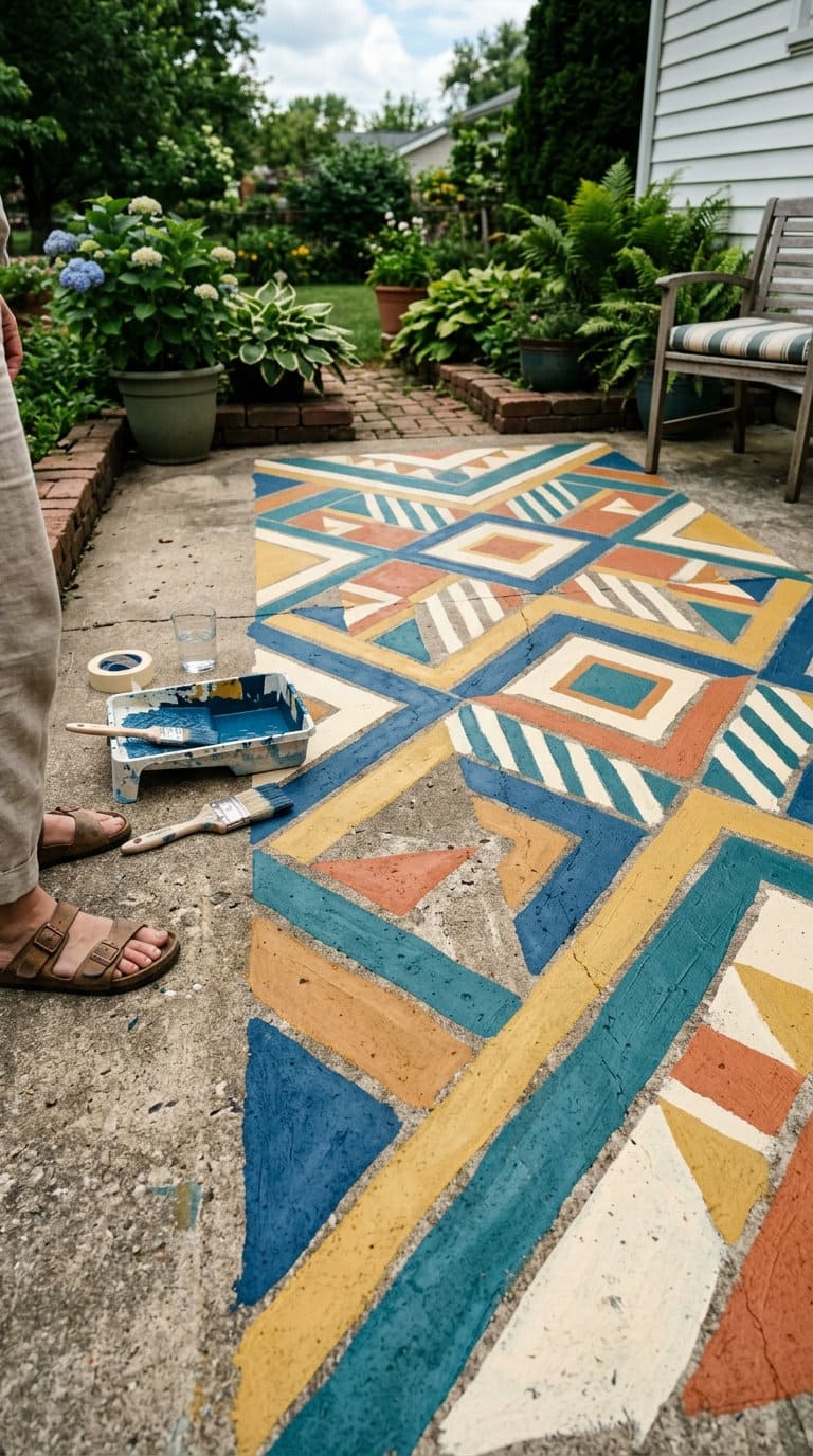 28+ Creative Patio Floor Patterns That Actually Hold Up Over Time 2026