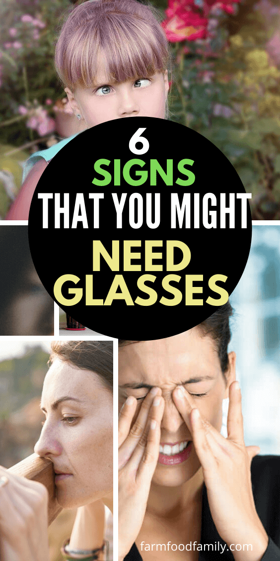 6 signs you need glasses