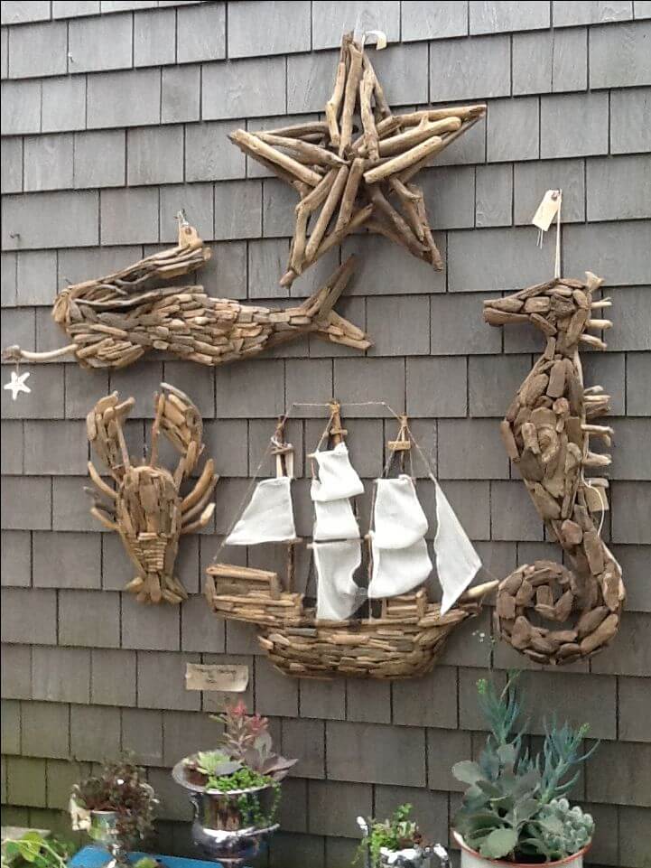 Nautical fence décor | Beach-Style Outdoor Ideas For Your Porch and Backyard
