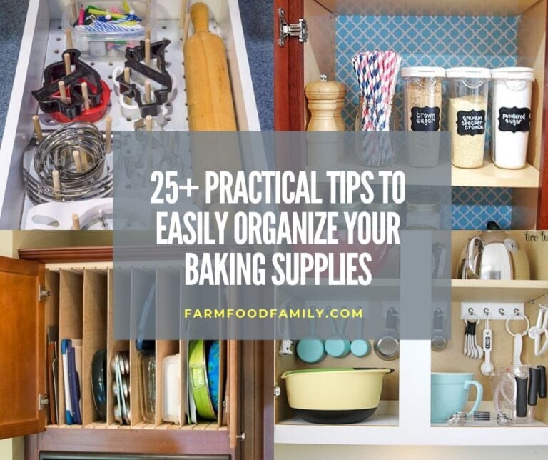 25+ Practical Tips To Easily Organize Your Baking Supplies