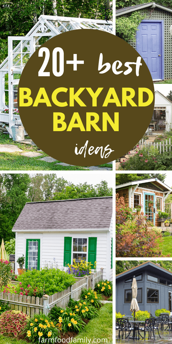 best backyard barn ideas