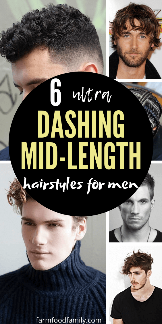 dashing mid length hairstyles for men