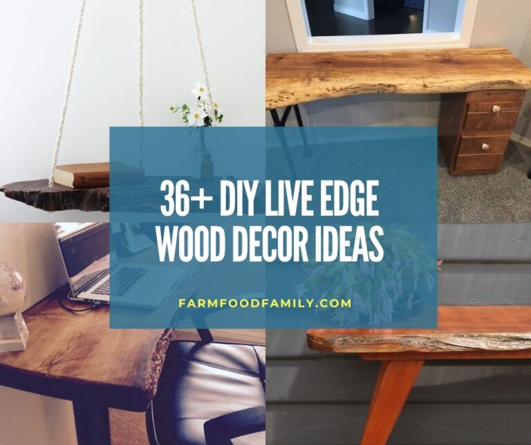 35+ Creative Furniture Projects With Live Edge Wood