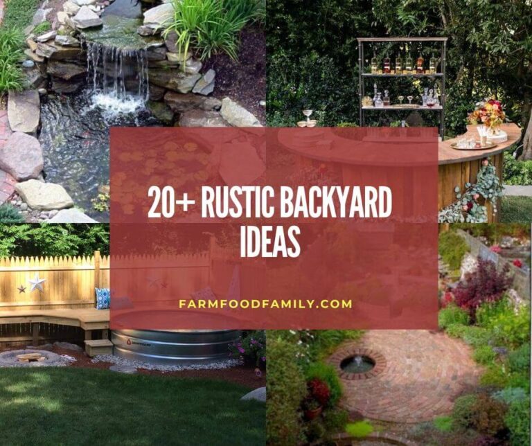 20+ Rustic Backyard Landscaping Ideas