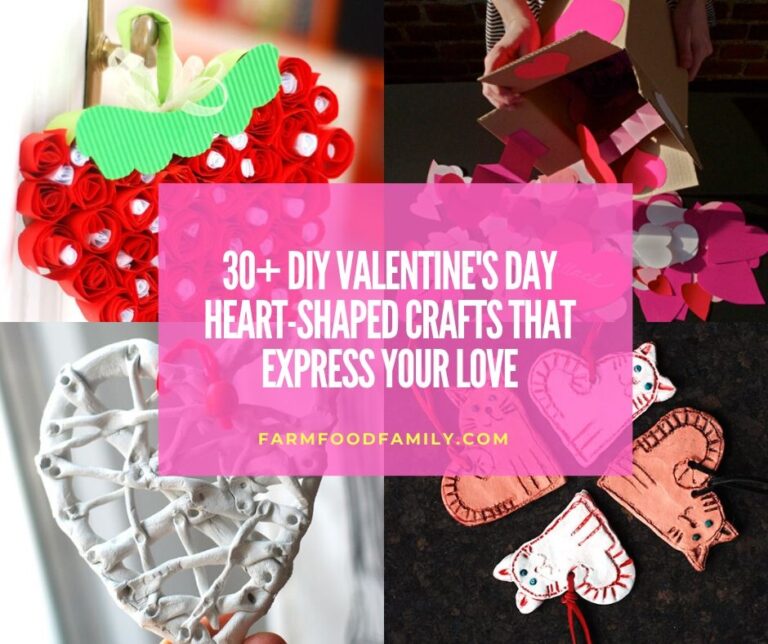 30+ DIY Valentine’s Day Heart-Shaped Crafts That Express Your Love
