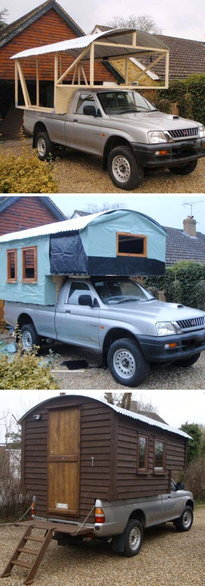 Backyard DIY Truck House