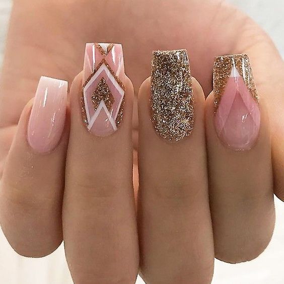 13 glitter nail designs