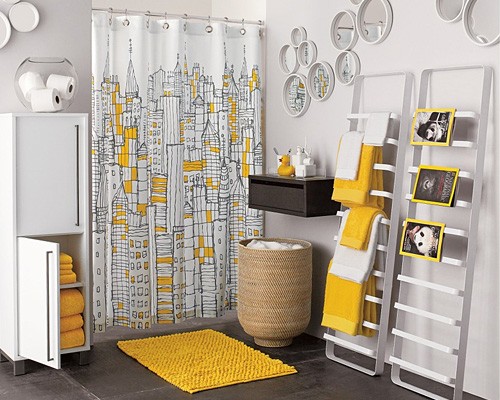 14 yellow bathroom ideas