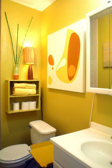 17 yellow bathroom ideas