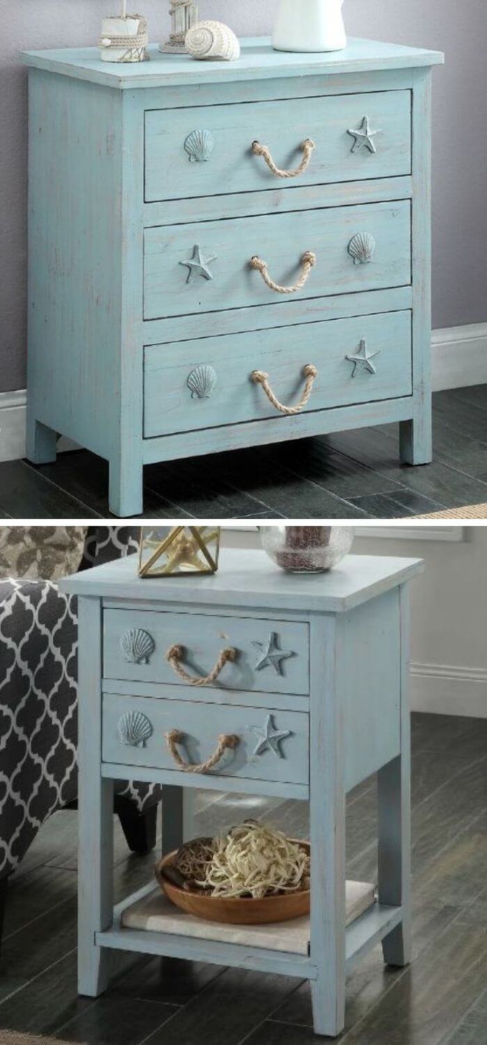 Paint the furniture blue