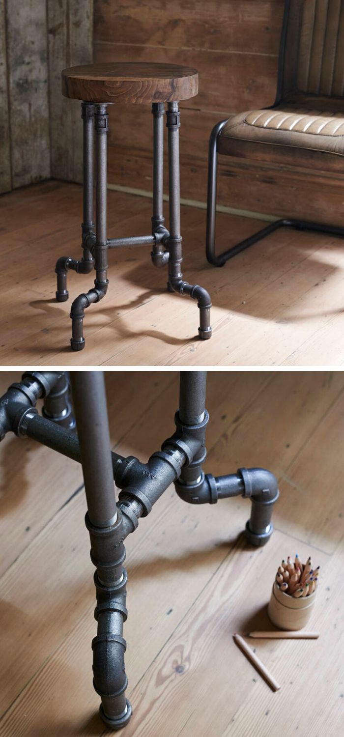 19 plumbing pipes furniture ideas