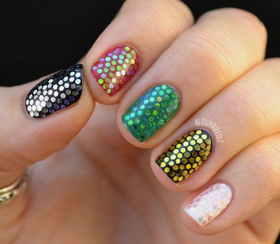 21 glitter nail designs