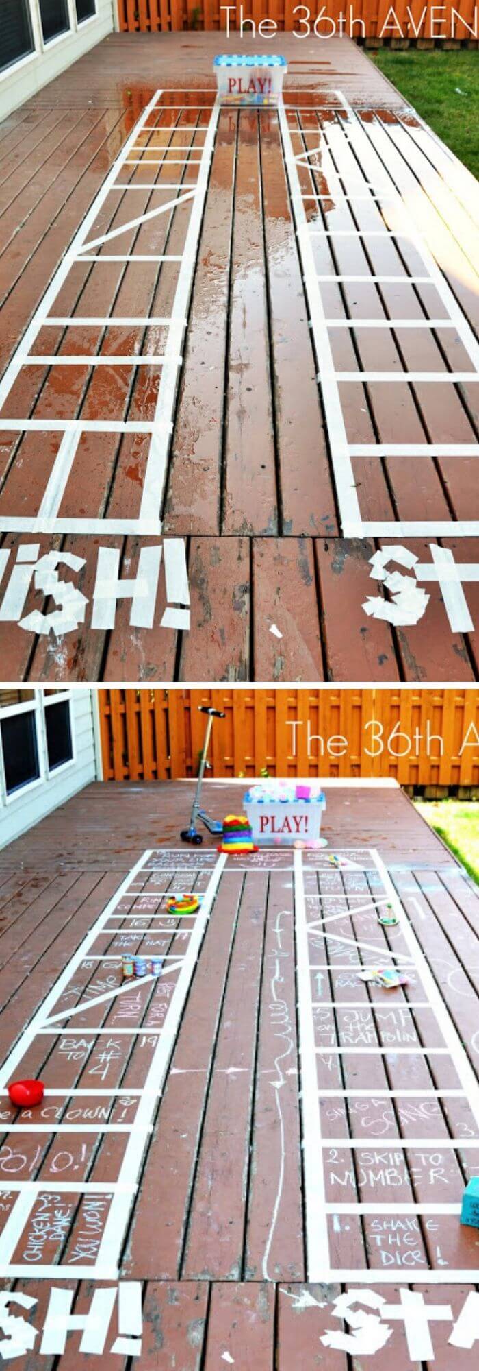 Turn your deck into a board game