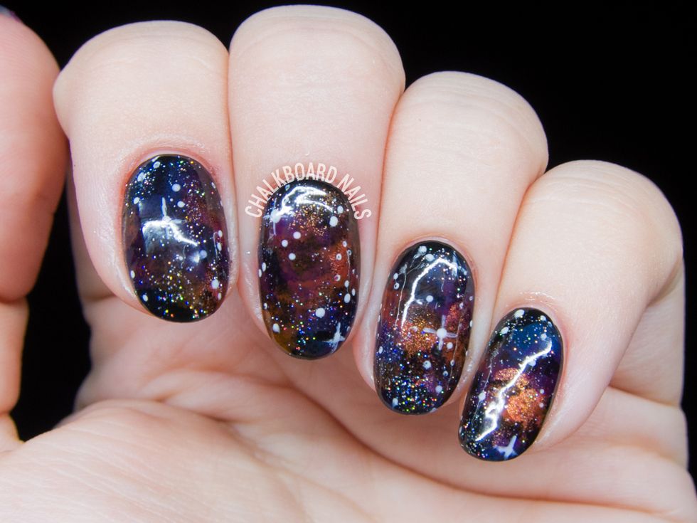 22 glitter nail designs