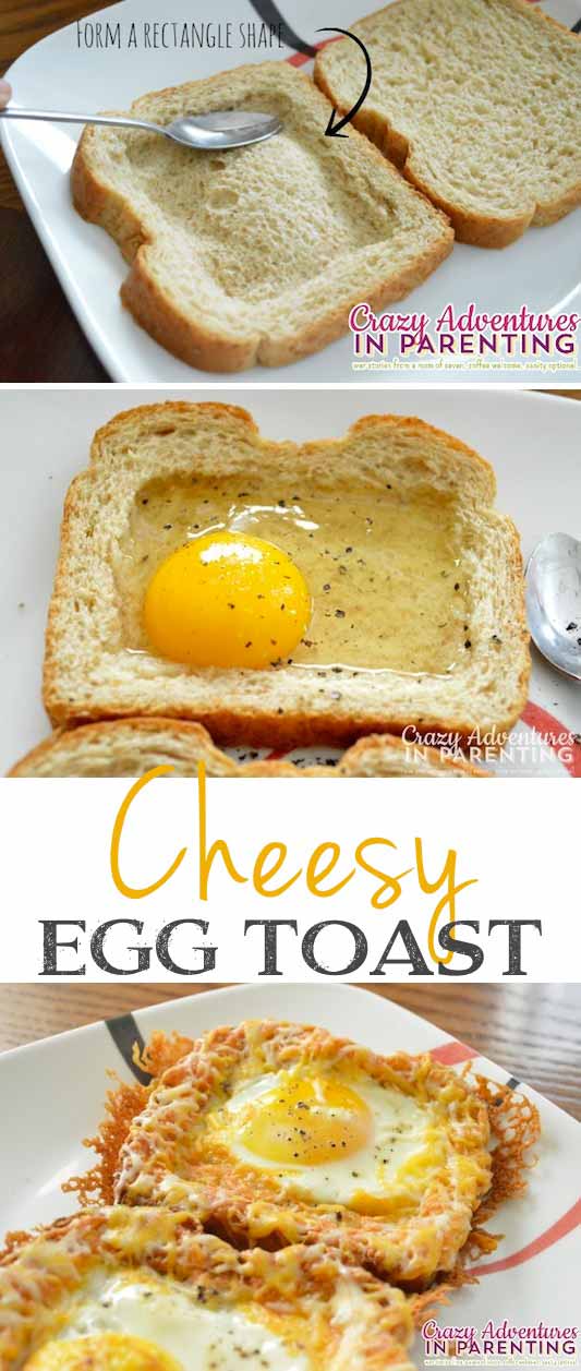 Cheesy egg toast