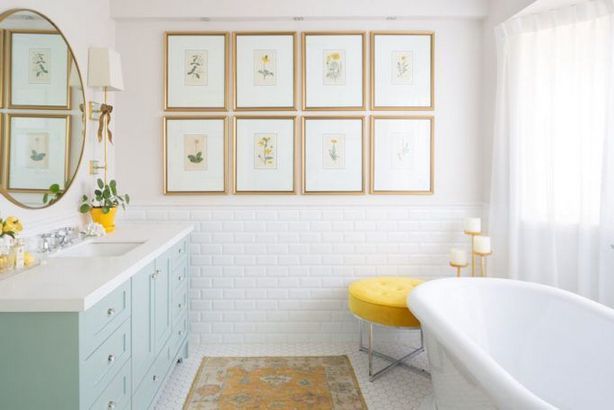 24 yellow bathroom ideas