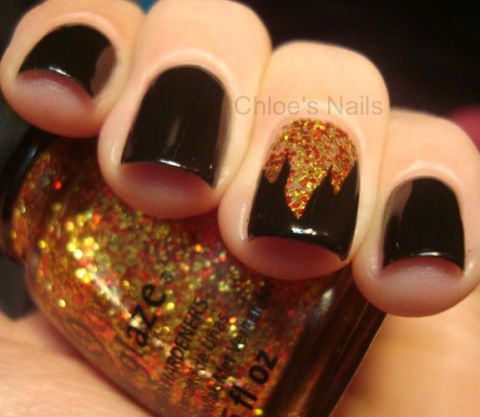 26 glitter nail designs