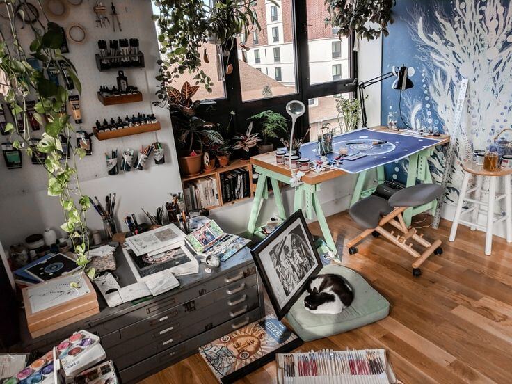27 artistic home studio ideas