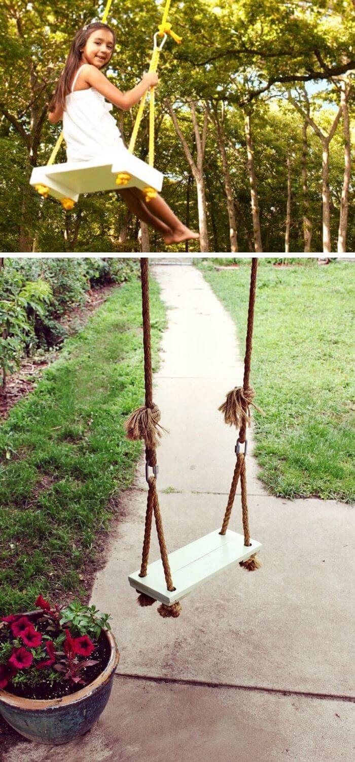 Backyard DIY Rope Swing