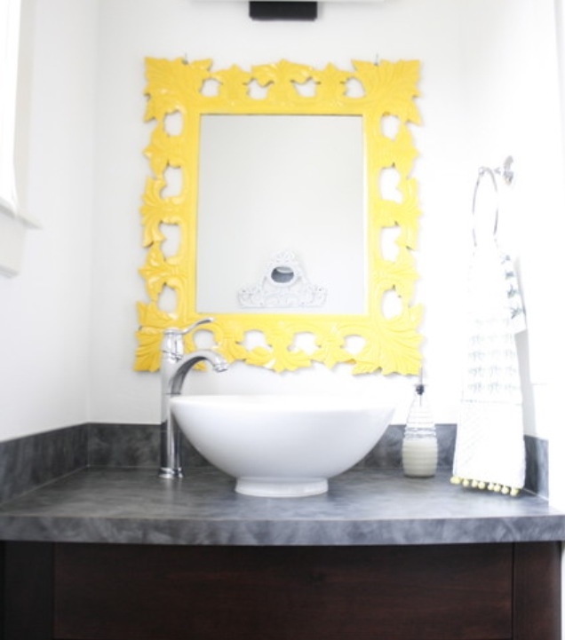 29 yellow bathroom ideas