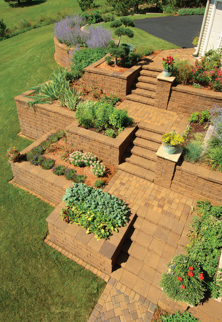 30 terraced front yard garden ideas