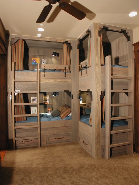 35 built in bunk bed ideas for kids