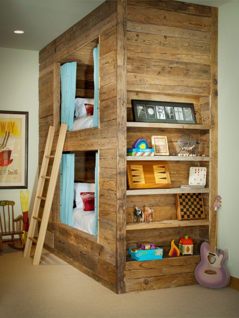 37 built in bunk bed ideas for kids