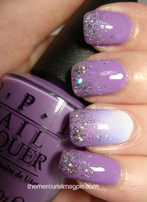 5 glitter nail designs