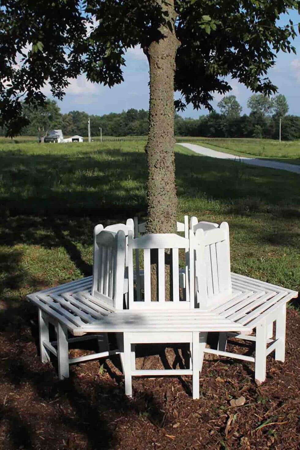 Easy tree bench