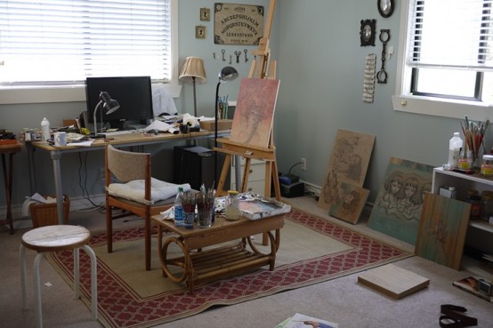 7 artistic home studio ideas