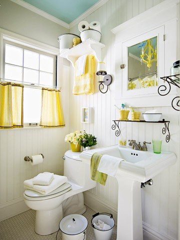7 yellow bathroom ideas