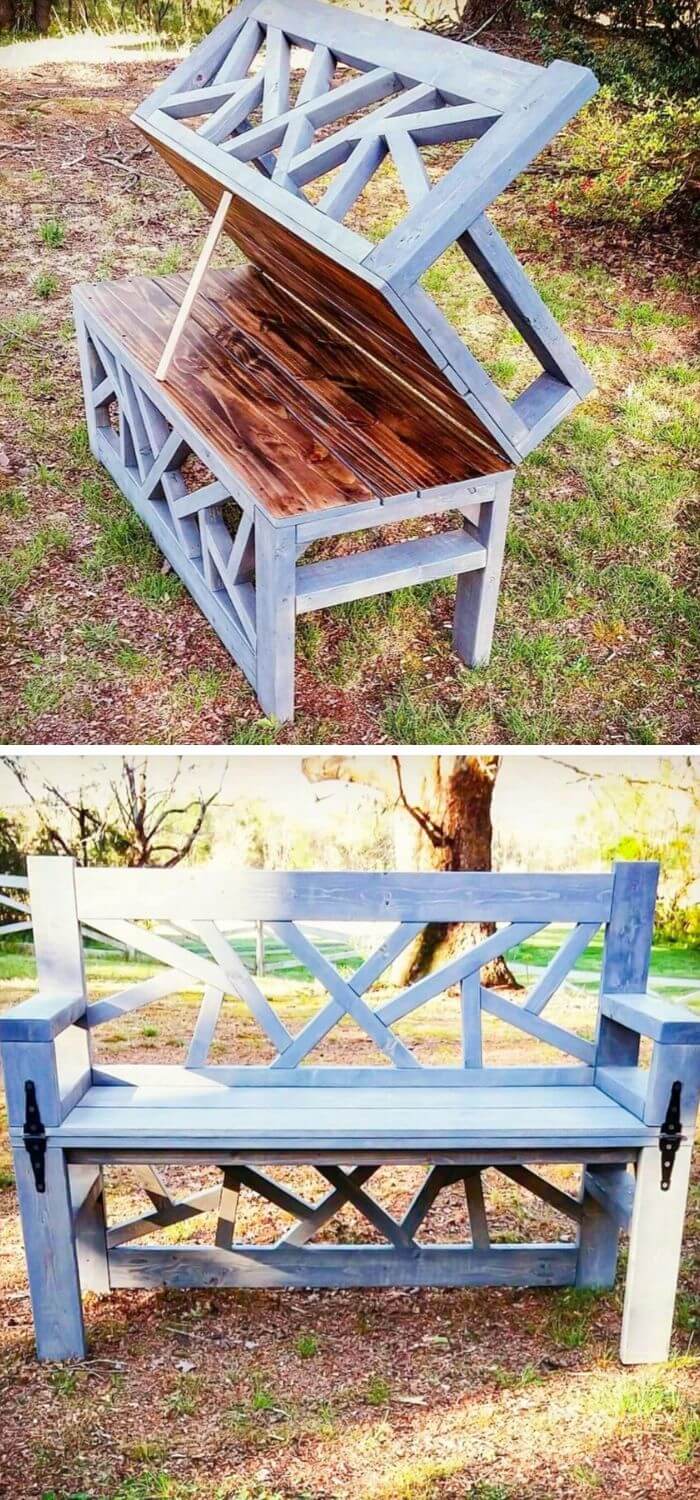 Convertible bench and table