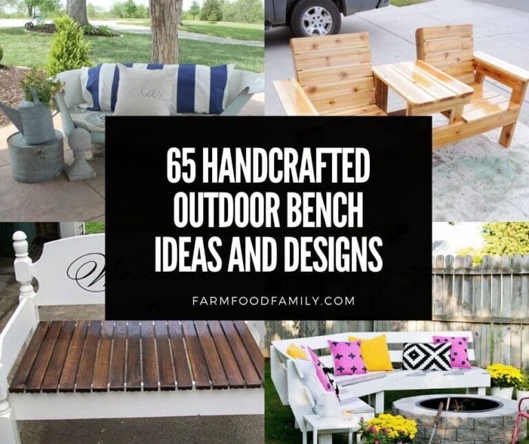 65 Handcrafted Outdoor Bench Ideas and Designs For Your Backyard