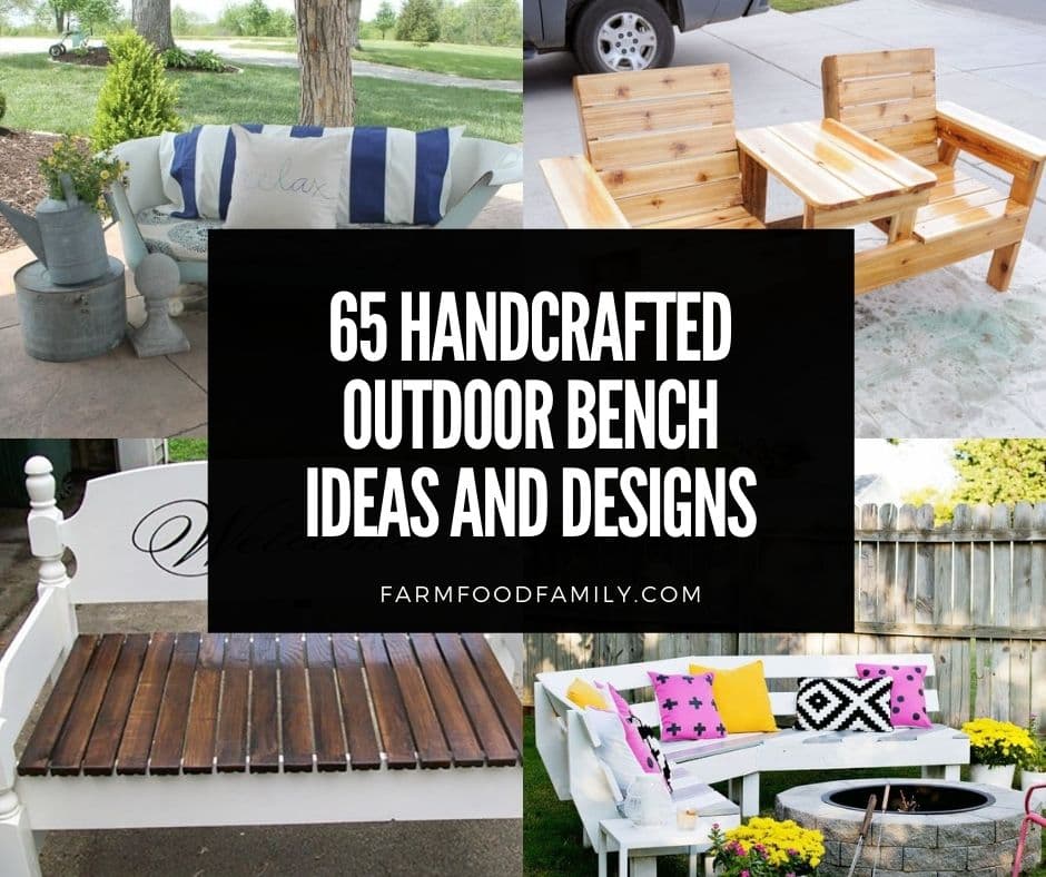 65 Creative Handcrafted Outdoor Bench Ideas Designs For 2022 - Diy Backyard Bench Ideas