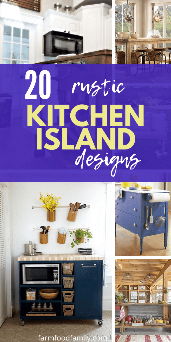 best rustic kitchen island ideas