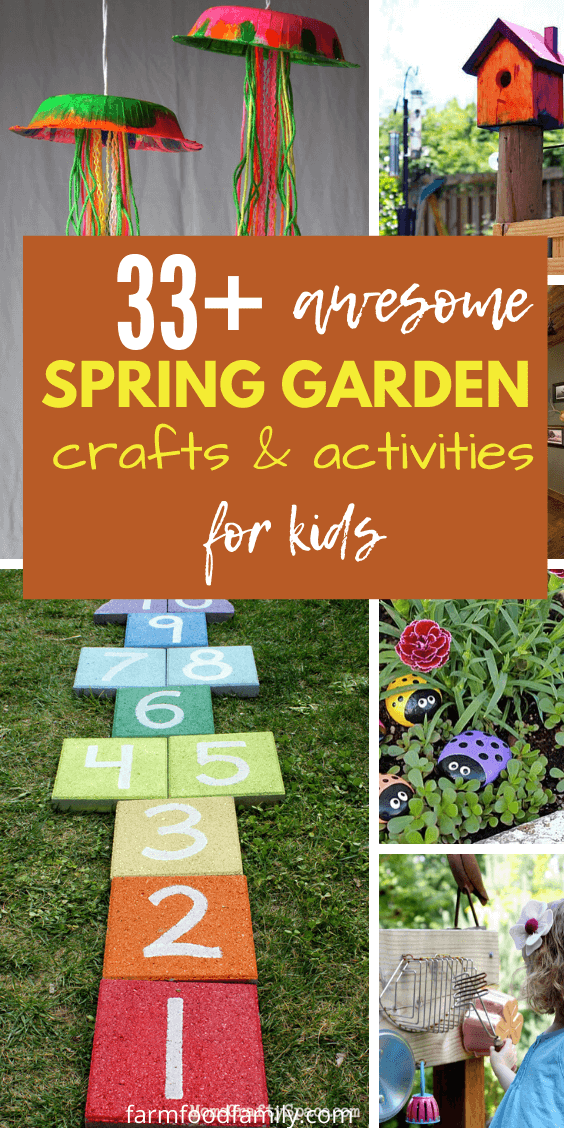 best spring garden crafts for kids