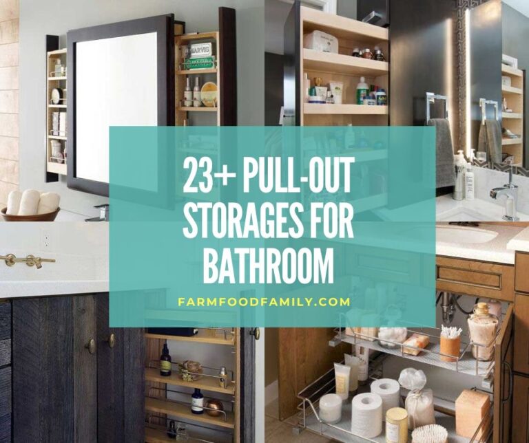 23+ Creative Pull-out Storage Ideas for Bathroom