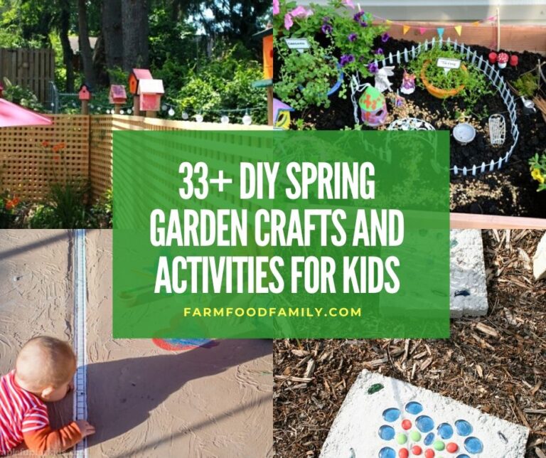 33+ DIY Spring Garden Crafts and Activities for Kids
