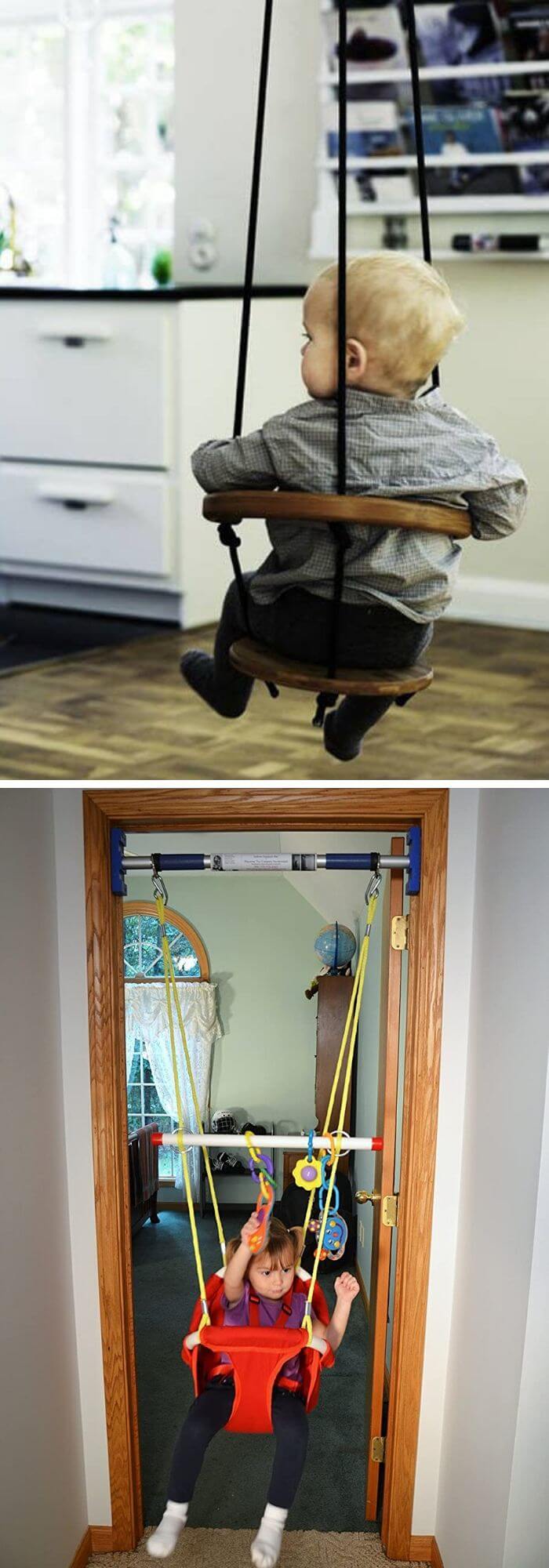 Indoor baby swing for your little kid 