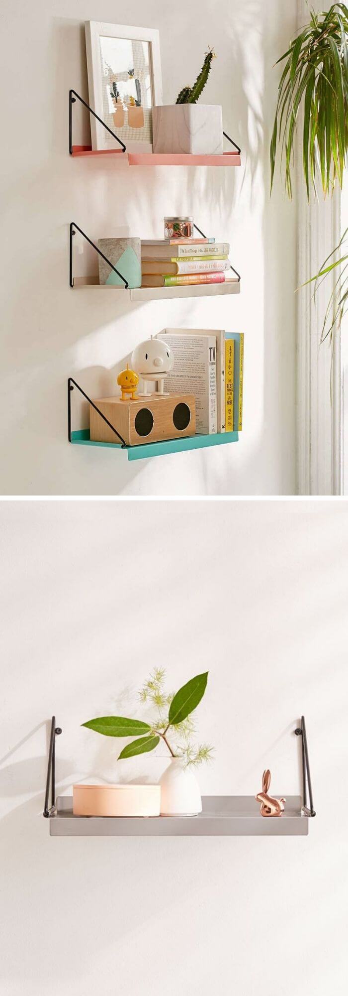 Organize your books by color, show off your cute office supplies