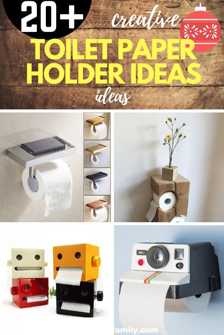 20 Toilet paper holder ideas