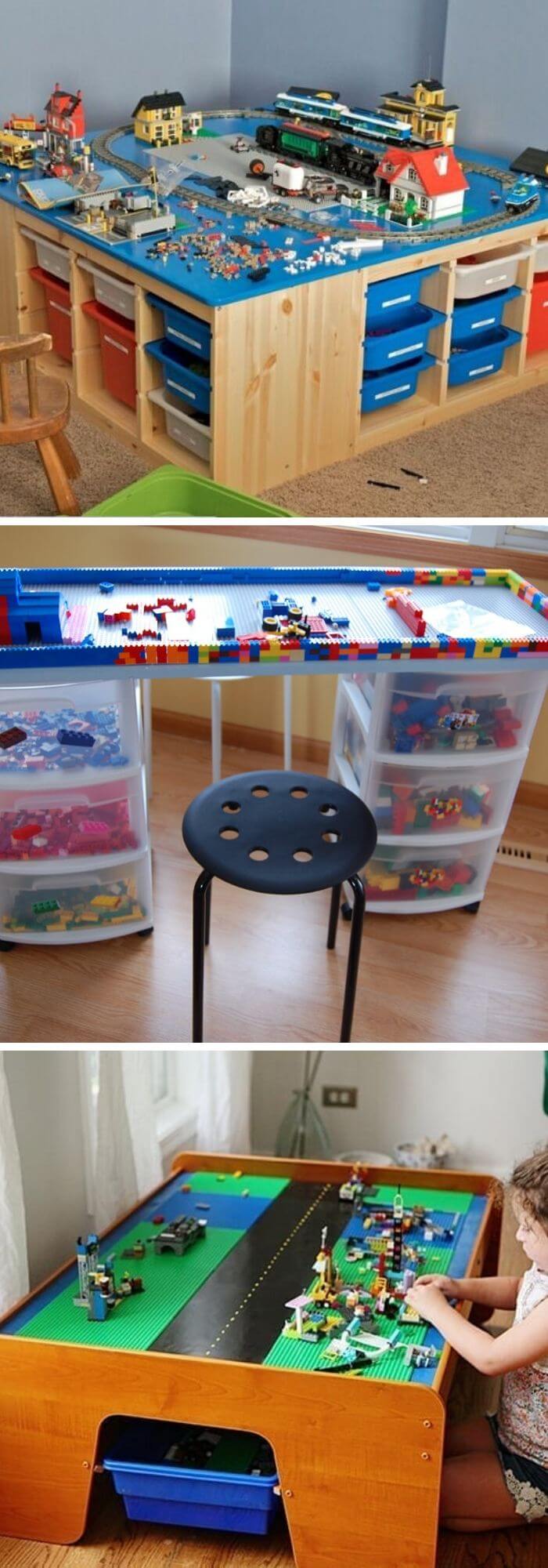 The latest technique is the Lego table