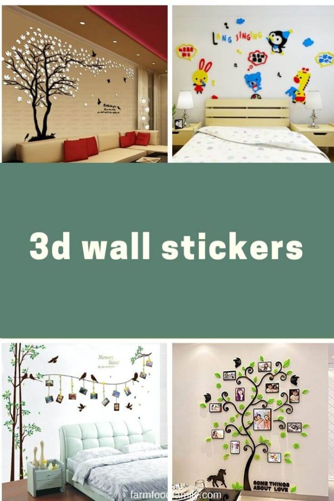 7 Creative 3D Wall Art Decor Ideas Designs